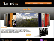 Tablet Screenshot of lamire.com.br